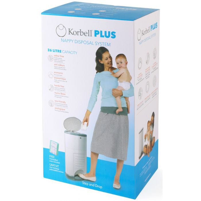 Korbell Plus Nappy Bin - Kelly Hygiene - Wellington - New Zealand