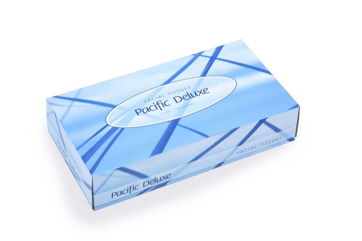 Pacific Deluxe Facial Tissue 2-Ply 100 Sheets