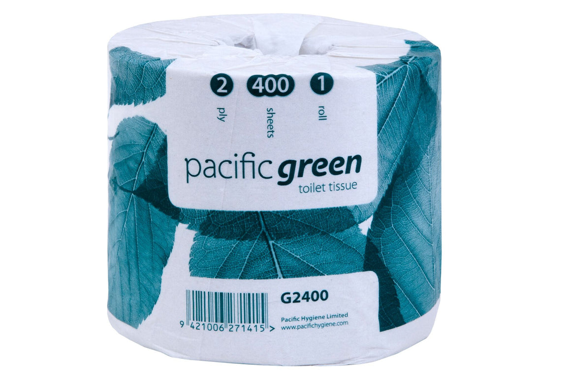 Pacific Green Recycled Roll Toilet Tissue 2-Ply